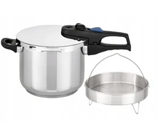 Greitpuodis Elo 6l 24cm Praktika Plus Xl + krepšelis / nerūdijantis plienas 18/10