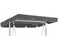 Gremex Stogelis sodo sūpuoklėms 230x120cm, grafito spalvos
