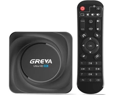 Vaizdo grotuvas Greva Android Tv Box 11.0, Android dėžutė 8gb Ram 64gb Rom Dual Band Wifi 2.4g/5.8g su Bt 4.0 Tv dėžutės palaikymu 3d 4k 6k 8k Usb 2.0 su nuotolinio valdymo pulteliu