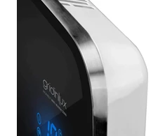 Gridinlux Homely Wifi elektrinis radiatorius Warm Juodas 2000 W programuojamas valdymas mobiliuoju telefonu per programėlę ir Wifi 2 galios lygiai mažas energijos suvartojimas atsparumas Ip24