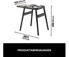 Grilio stovas Ninja Woodfire 4718j800euuk, 66×86×107 cm, juodas