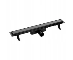 Grindų linijinis latakas Laveo Basso 100 cm juodas