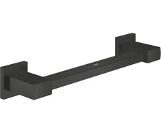 Grohe Start Cube 410942430 vonios rankena (saugumui vonioje, 35 cm ilgio, atstumas tarp skylių 30 cm, gręžimui, su kaiščiais ir varžtais, paslėptas tvirtinimas), kvadratinė, juoda