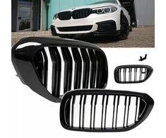Grotelės M5, buferio inkstai, skirtos Bmw G30 G31 2017-2020 Priešliftinis Juodas Blizgesys