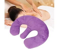 Grožio salono krūtinės pagalvė, spa masažo krūtinės salono krūtų atramos pagalvė, grožio linkusi pagalvė violetinė (violetinė)