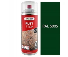 Gruntemalė Dtm purškiklis nuo rūdžių ral 6005 žalia rust stop motip 400ml
