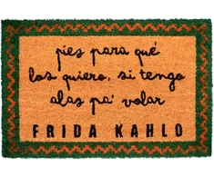Grupo Erik Frida Kahlo kokosinis durų kilimėlis 40 x 60 cm juokingas durų kilimėlis vidaus durų kilimėlis