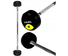 Gsg50 Štanga / Grifas 50kg 103cm Gumuota Chromuota Rankena Hms