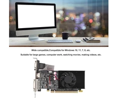 Vaizdo plokštė Gt 710 2gb Ddr3 Grafikos Kortelė su Hdmi, Dvi, Vga
