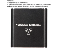 Gugxiom Dualcomm Etap-2003 10/100/1000base-t gigabitinis ethernet tinklo Tap, galingas aliuminio lydinio ethernet skirstytuvas, palaiko 1000 mbps, vienalaikis