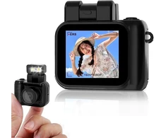 Gugxiom raktų pakabuko kamera 1080p 2mp hd vaizdo kamera micro dv dvr vaizdo kamera raktų pakabukas 6 filtrai retro kamera 160g (su 64g maža atminties kortele)