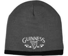 Guinness Charcoal/juodas Harp megzta vieno dydžio kepurė