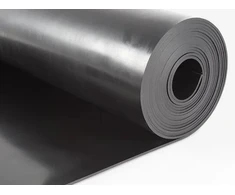 Guminė epdm plokštė, atspari karščiui, 1 mm storio, universali medžiaga