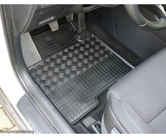 Guminiai automobiliniai kilimėliai, 4 vnt., guminiai grindų kilimėliai, guminiai kilimėliai