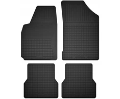 Guminiai automobiliniai kilimėliai juodi - lovelio tipo su 2cm kraštu, komplektas