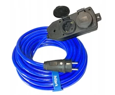 Guminis prailgintuvas 4 lizdai H07bq-f 3x2,5 Pur 10m