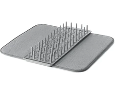 Guzzini - Eco-kitchen Dry &amp; Safe indų džiovintuvas su padėkliuku - šviesiai pilka matinė - 18580033