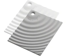 Guzzini ripples 2 pjaustymo lentų rinkinys su stovu - įvairios spalvos, 6.4 x 4.5 x h11.2 cm - 12370052