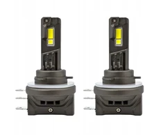 H15 2 vnt. Led lemputės 12v Canbus Csp 15000lm gryna balta šviesa Naujiena