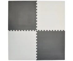 Haba Humbi putų kilimėlis, didelės putų dėlionės 120x120, 4 vienetai, dvi spalvos