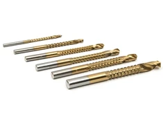 Hakkain 6 dalių gręžimo pjūklų rinkinys Hss plienas titanas medienos apdirbimui 3 mm 4 mm 5 mm 6 mm 6,5 mm 8 mm mini