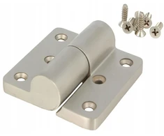 Hakner savaime užsidarantis Wc sanitarinės kabinos vyris, plieno, skirtas 10-12 mm plokštėms, kairinis