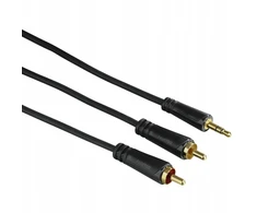 Hama Adapteris kabelis Jack 3,5 - 2x Cinch 3m Techline