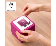 Hama apsauginės plėvelės rinkinys toniebox (2 vnt.) (tiksliai priglundanti lipni plėvelė, skaidri plėvelė paviršiui apsaugoti nuo įbrėžimų, skaidri, 2 lipdukai, atspari vandeniui, blizgi)
