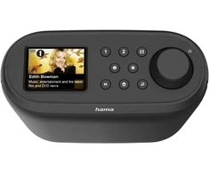 Hama Dir400 skaitmeninis radijas dab+/interneto radijas/bluetooth® rx/programėlė, juodas