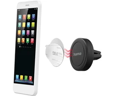 Hama Magnetinis automobilinis telefono laikiklis ventiliacijai, juodas