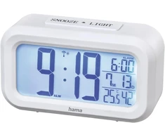 Hama Rc 660 Skaitmeninis Žadintuvas su Radijo Valdymu, Baltas