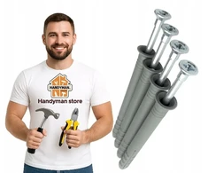 Handyman Greito montavimo kaiščiai su kūginiu flanšu 8x100mm, įkalami, 10vnt