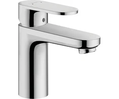 Hansgrohe Vernis Blend praustuvo maišytuvas su 100 mm snapo aukščiu, su traukimo strypu, vandens taupymo įranga, chromas