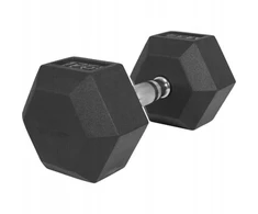 Hantelis 17,5kg su gumine danga, neslystantis, Tuv sertifikuotas