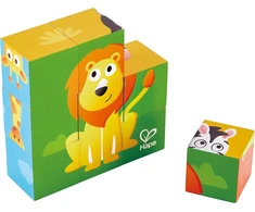 Hape Hap-e1619 Dėlionė „jungle Animal Block Puzzle“, įvairių spalvų, 60 x 80 cm