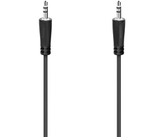 Harma Hama 3.5mm Stereo Garso Kabelis, 1.5m, Juodas