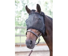 Harry's Horse 31300002 Apsauginė kaukė nuo musių be ausų – S, juoda