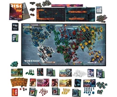 Hasbro Risk Shadow Forces strateginis paveldinis šeimos ir suaugusiųjų stalo žaidimas Avalon Hill, 13+, 3-5 žaidėjai