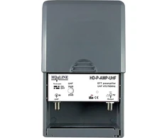 Šakotuvas Hd-line hd-p-amp-uhf tnt antžeminis uhf stulpo priešstiprintuvas 38db stiprinimo pilkas