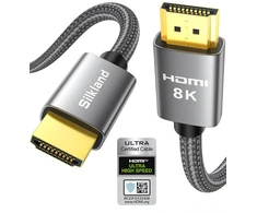 Hdmi 2.1 Kabelis 8k, 2m, 48gbps, Earc, Hdr10, Dolby Atmos