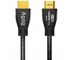 Hdmi 2.1 kabelis Agog X-87, 1 m, juodas