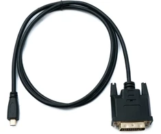 Hdmi į Dvi-d 24+1 kabelis su paneliniu tvirtinimu, 100cm
