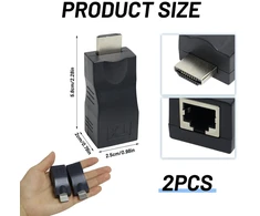 Hdmi į Rj45 tinklo ilgintuvas, 30m, 4k