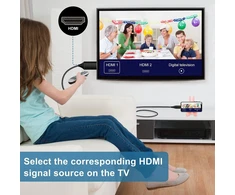 Hdmi kabelis, skirtas iphone, 4 m, patobulintas 1080p hdtv hdmi kabelio adapteris, skaitmeninis av vaizdo sinchronizavimo ekranas, suderinamas keitiklis, skirtas iphone/ipad įrenginiams, nereikalauja maitinimo
