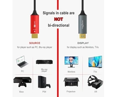 Hdmi šviesolaidinis kabelis 15 m, 4k/60hz, 18gbps