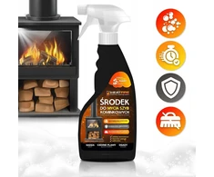 Heatfire Priemonė židinių Stiklams valyti, stiprios putos, skirtos židinių stiklams, 0,5 l