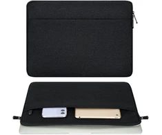 Hedugo Nešiojamojo kompiuterio dėklas su priedų kišene, paminkštintas nešiojamojo kompiuterio dėklas 15–16 colių, suderinamas su Macbook Hp Dell Asus, apsauginis nešiojamojo kompiuterio dėklas 15–16 colių Chromebook/notebook/tablet