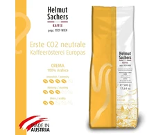 Kavamalė Helmut Sachers Kaffee - Crema, intensyvumas 4/5, 100% Arabica, nesmulkintos kavos pupelės, 6 x 500g