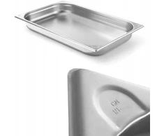 Hendi Gn indas 1/1, plieno, Kitchen Line, aukštis 40 mm