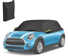 Henyeer Automobilio uždangalas, pusiau vandeniui atsparus automobilio uždangalas, skirtas Mini nuo 2004 m., 600d išorinis automobilio uždangalas, apsauga nuo Uv spindulių, lietaus ir dulkių